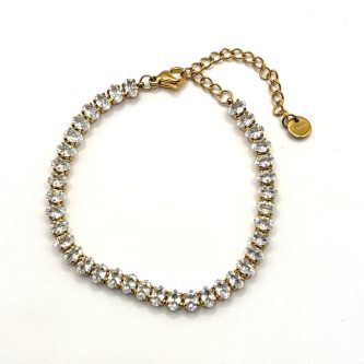 Pulsera Tennis Doré