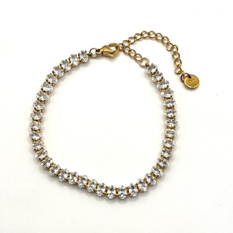 Pulsera Tennis Doré