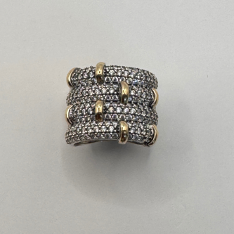 Anillo Imperio Oro Plata - 6
