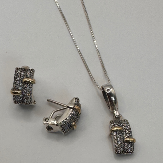 Set Glam Bar Oro Plata