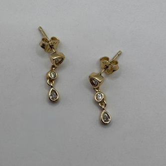 Aretes Gota De Luz